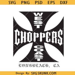 West coast choppers SVG, Chopper Garage Logo SVG, West Coast Choppers T Shirt SVG, West Coast Choppers Logo SVG     