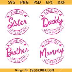 Barbie Family Birthday Bundle SVG, Barbie Birthday SVG, Barbie Birthday Shirt SVG    