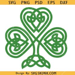 Celtic Shamrock SVG, Shamrock SVG, Celtic Clover SVG, Irish SVG 