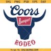 Coors Banquet Rodeo Cowboy SVG, Rodeo Beer SVG, Beer SVG, Summer SVG    