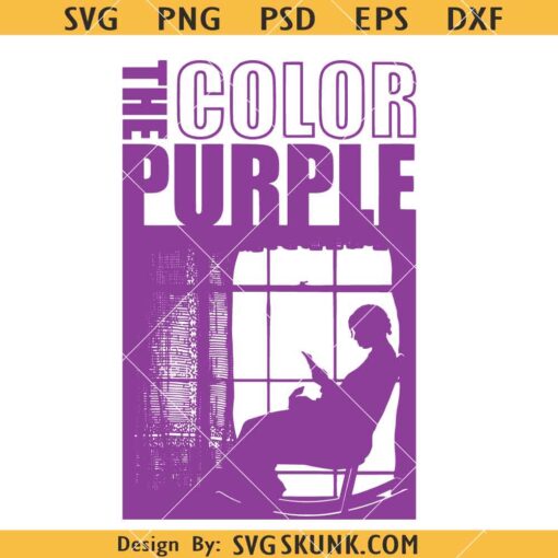 The color Purple SVG, The color purple Movie SVG, Alice Walker SVG PNG   