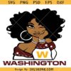 Washington Commanders girl svg, Commanders girl svg, Football Ball Shirt SVG    