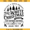 White Christmas Movie svg, White Movie 1954 SVG, Haynes Sisters Winter 1954 SVG     