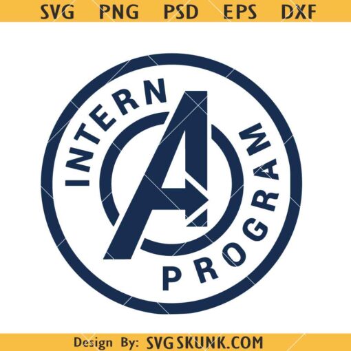 Avengers Intern Program SVG, Marvel Superheroes Svg, Avengers Logo Svg   