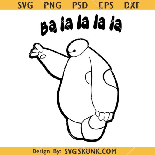 Baymax SVG, Disneyland SVG, mickey mouse baymax svg   