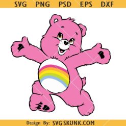 Cheer bear SVG, Care Bears Cheer Bear SVG, Bears Pride mom svg, Bears School Spirit SVG