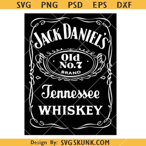 Jack Daniels Logo SVG, Jack Daniels’ Label SVG, Jack Daniels’ Logo SVG, Whiskey Brand SVG    