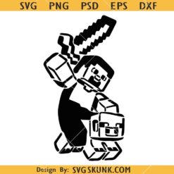 Minecraft Character SVG, Creeper Minecraft Svg, Gamer Svg, Video Game Svg, Game Head svg
