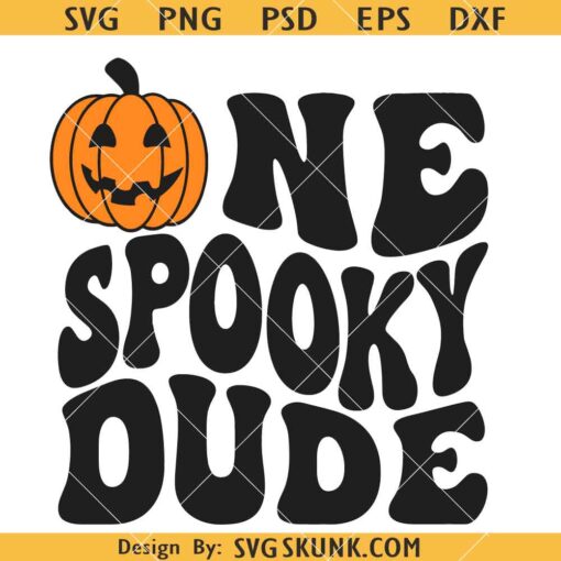 One spooky dad SVG, , Funny Halloween Quote SVG, Dad Halloween SVG    