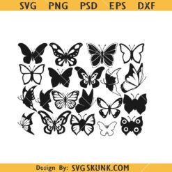 Butterfly SVG, Monarch Butterfly SVG, Butterfly Bundle SVG      