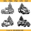 hristmas Trucks Bundle svg, Christmas Truck SVG, Christmas Shirt SVG