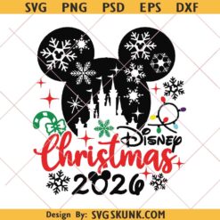 Disney Christmas 2026 png svg, Mickey Head Christmas svg, Disney Christmas Shirt png svg
