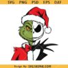 Grinch And Jack Skellington Svg, Grinchmas Svg, Nightmare Before Christmas SVG, Christmas Shirt SVG   
