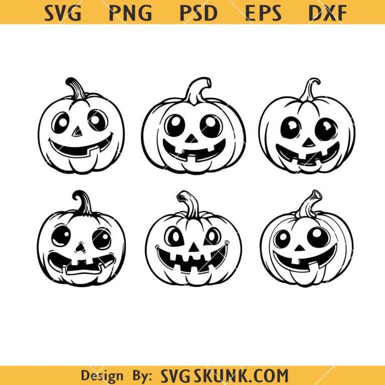 Jack O Lantern Svg, Pumpkin Face Svg, Halloween Svg, Pumpkin Patch Svg
