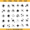 Sparkle Star Bundle Svg, star svg, glitter svg, shine svg 