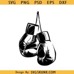 Boxing Gloves svg, Hanging Boxing Gloves SVG, Boxer SVG, Boxing SVG     