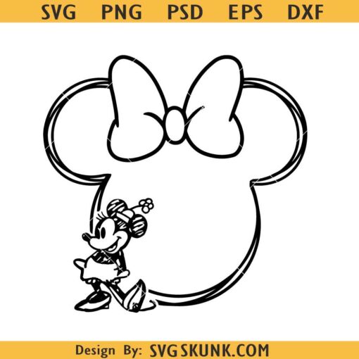 Family Vacation Sketch Mousehead Svg, Mouse head Svg, Disney family SVG     
