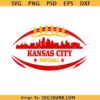Kansas City skyline football svg, Football Season SVG, Kansas City Chiefs SVG      