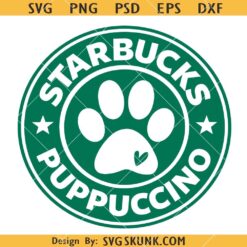 Starbucks Puppuccino SVG, Dog Lover SVG, Mom Dog SVG     