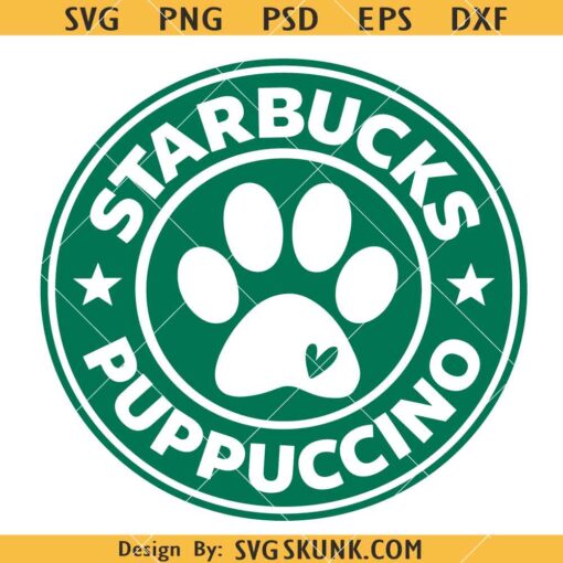 Starbucks Puppuccino SVG, Dog Lover SVG, Mom Dog SVG     