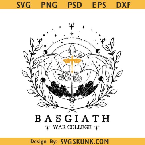 Basgiath War College PNG | Fourth Wing dragon SVG, Iron Flame And Onyx Storm PNG | Basgiath War College svg