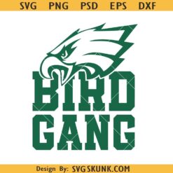 Bird Gang SVG, Eagles Bird Gang svg, Eagles football svg, Eagles svg, Eagle Head svg