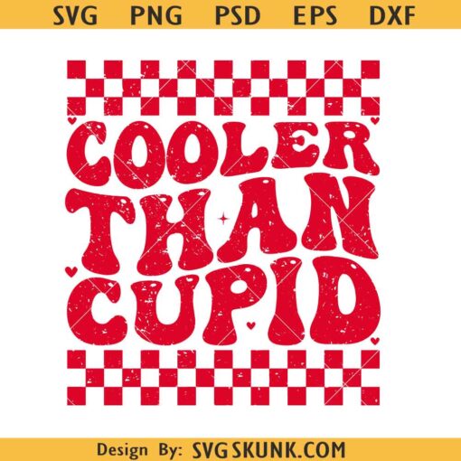 Cooler Than Cupid Svg, Kids Valentine Day svg, Toddler Heart Throb Svg, Boys Valentine's Day svg
