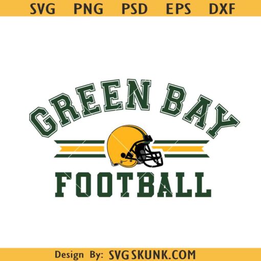Green Bay Packers Football svg, Packers mascot svg, NFL team svg