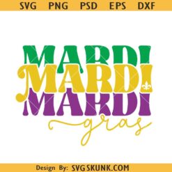 Mardi Gras SVG PNG, Carnival Svg, Fat Tuesday svg, Louisiana Svg, Fleur De Lis svg, Mardi Gras Beads Svg