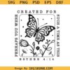Perhaps You Were Created for Such a Time as This svg, Bible verse Christian svg