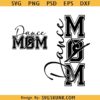 Dance mom SVG, Dance Mom png, Varsity font Dance Mom svg, My Heart is on that Stage PNG SVG