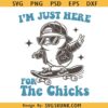 I'm Just Here for the Chicks Svg, Boys Easter SVG, retro Happy Easter svg