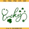 Lucky Nurse Stethoscope St Patrick's Day SVG, Lucky Nurse svg, Nurse St Patricks Day svg