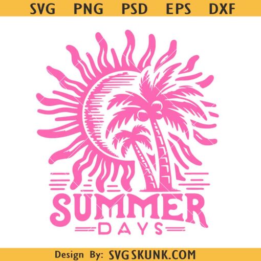 Retro summer Days svg, retro summer svg, beach vibes svg, Beach retro Svg, summer break Svg