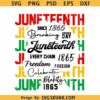 1865 Juneteenth Afro woman Svg, Juneteenth SVG, 1865 Juneteenth svg