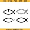 Christian fish SVG, Christian fish symbol SVG, Christian Fish Svg Bundle, Jesus Fish Svg, Ichthys Svg