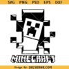 Minecraft Creeper SVG, Video Game svg, Minecraft SVG, Gamer SVG DXF eps png cut files