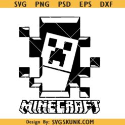Minecraft Creeper SVG, Video Game svg, Minecraft SVG, Gamer SVG DXF eps png cut files