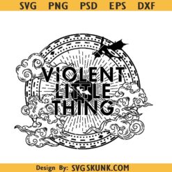 Violent Little Thing SVG, Fourth Wing svg, Dark Academia Mystical SVG