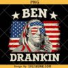 Ben Drankin Png, Vintage 4th Of July Png, President Drinking PNG, Independence Day Pn