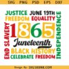 Celebrate Juneteenth SVG, 1865 Juneteenth SVG, Juneteenth SVG PNG, Black history SVG