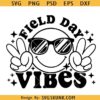 Field Day Vibes Smiley Face SVG, field trip SVG, Field Day SVG