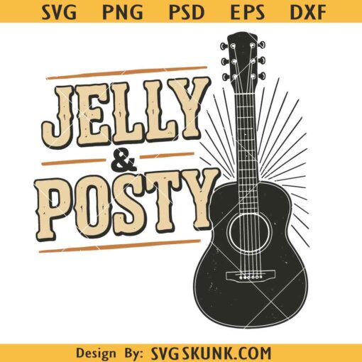 Jelly Roll and Posty SVG PNG, Jelly Roll And Post Malone SVG, Country Music SVG