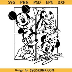 Mickey and Friends SVG, Mickey Co svg, Disney friends SVG, Disney Mickey Mouse svg files