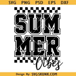 Retro Distressed Summer Vibes SVG, summer vibes PNG, Summer SVG