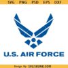 US Air Force Logo SVG, US Air Force Logo PNG, US Air Force Emblem Digital Download