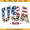 Retro USA Leopard print Png, USA 1776 png, USA 4th of July distressed Leo print PNG