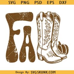 Fall cowboy boots svg png, western fall svg, Western autumn svg png, Its Fall y’all svg