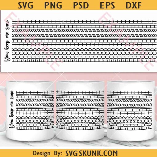 Fuck This Shit Funny Mug 11oz Wrap Svg, funny hidden message coffee svg png