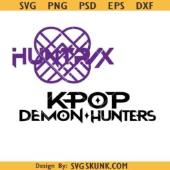 K-pop Huntrix Logo Inspired SVG PNG, Huntrix Logo SVG PNG, Kpop Rumi Mira Zoey SVG